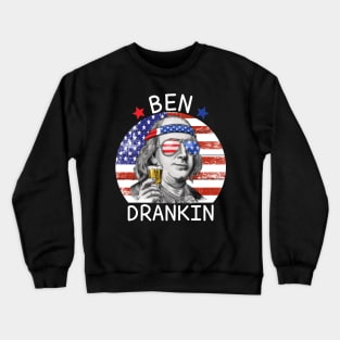 Ben Drankin 4th of July Vintage Crewneck Sweatshirt